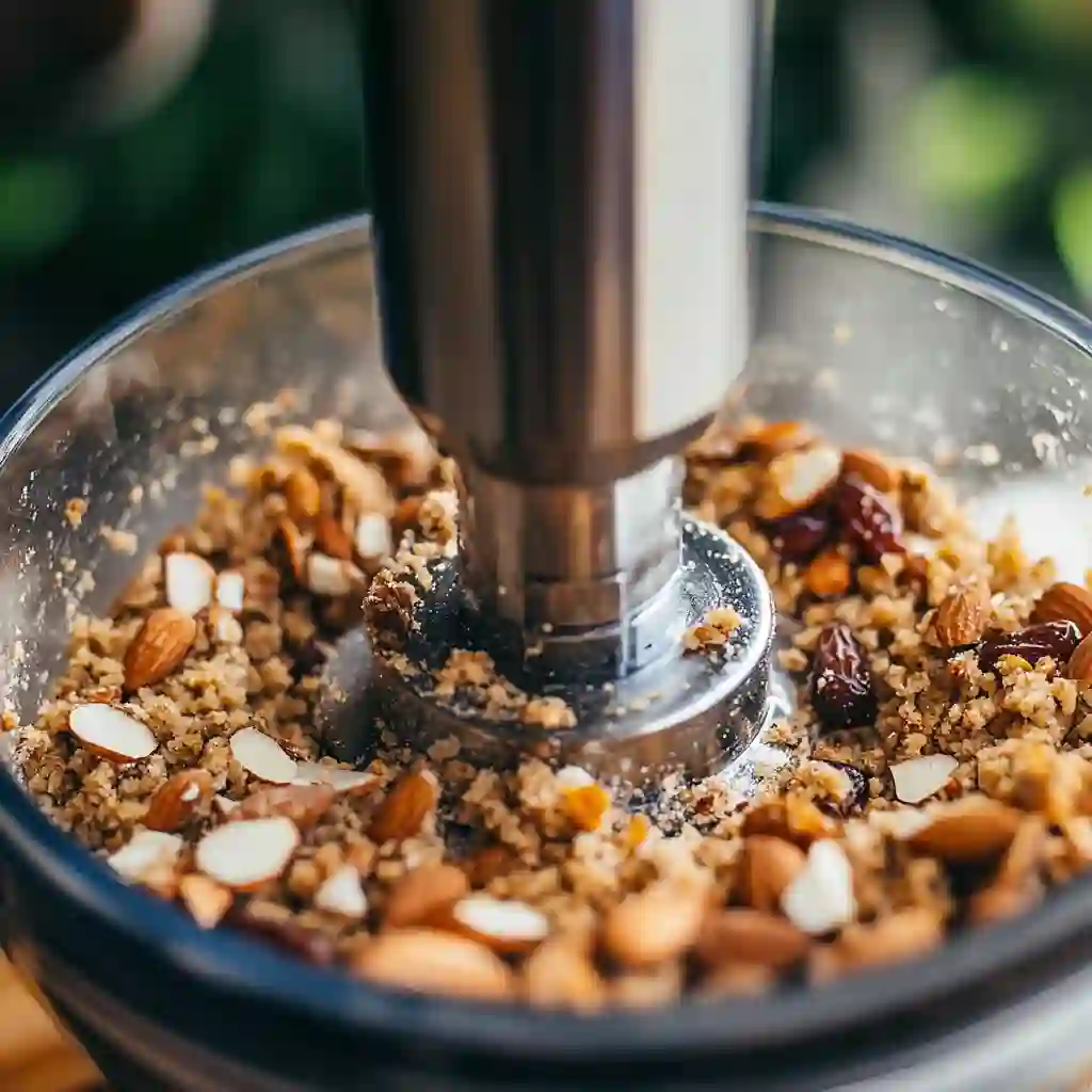 blending crust for cashew cake islands