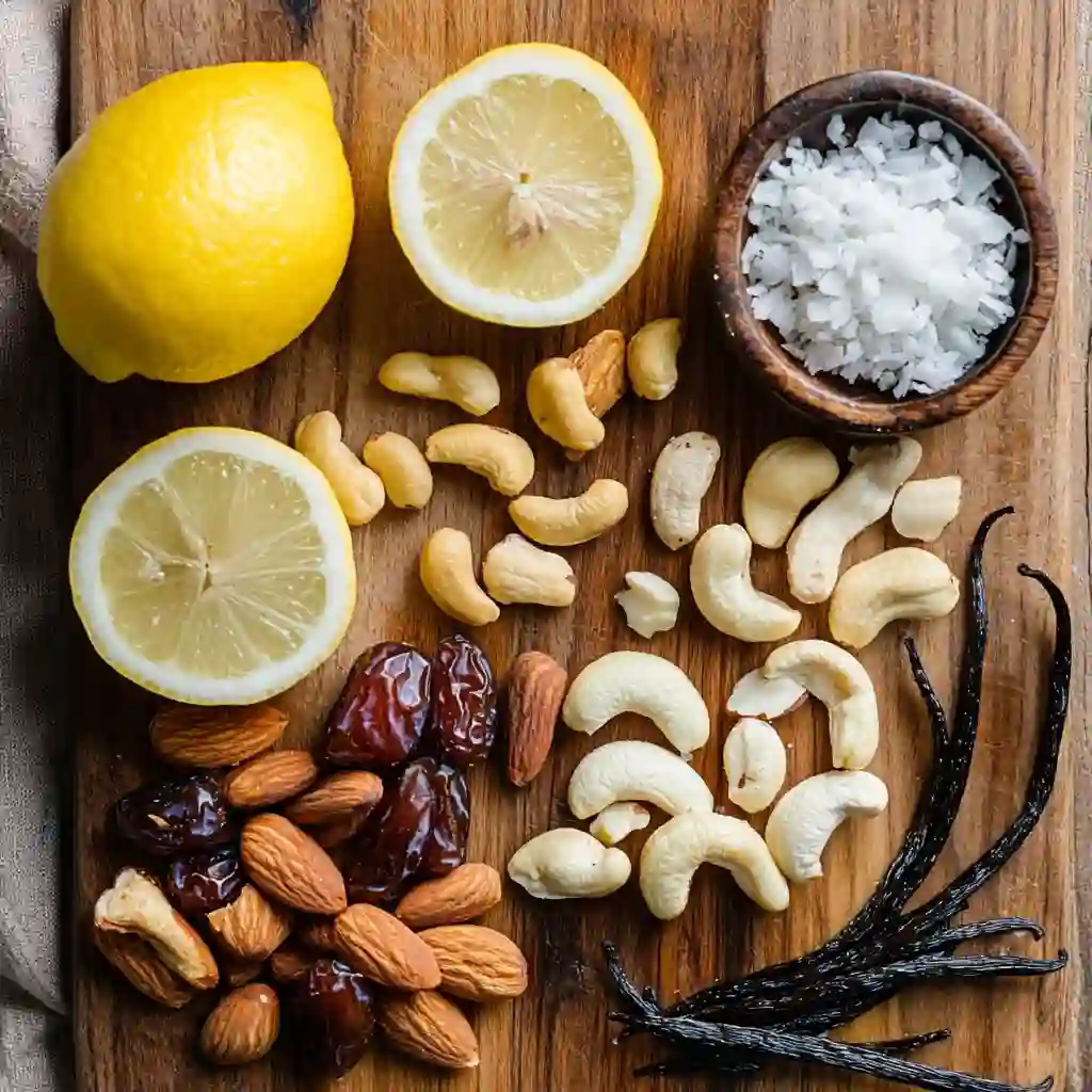 ingredients for cashew cake islands