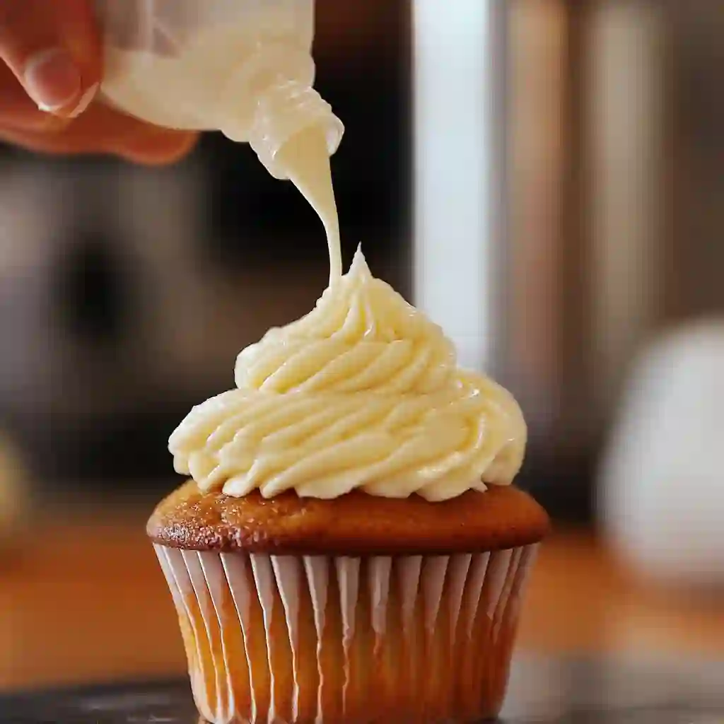 Filling Boston cream pie cupcakes with vanilla pudding