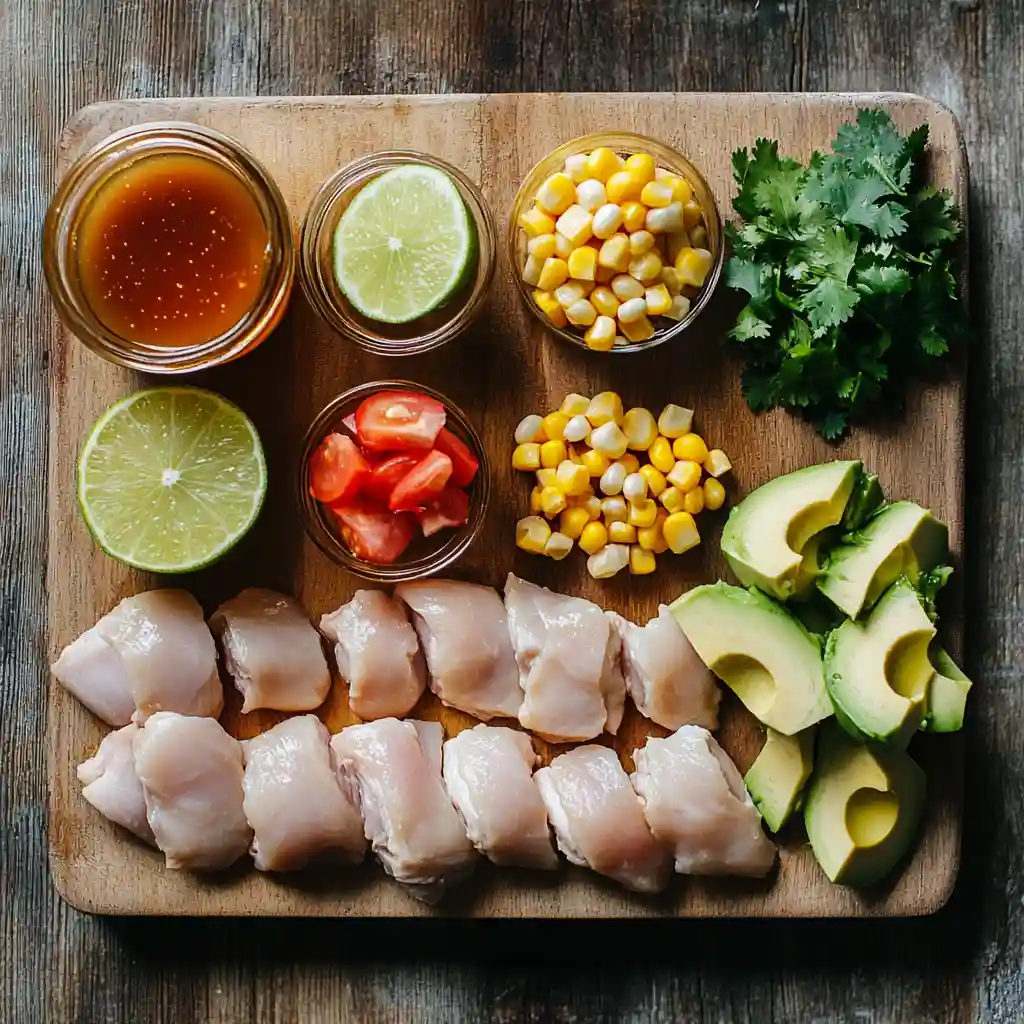 honey-lime-chicken-stuffed-avocados-ingredients