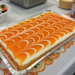 Orange creamsicle sheet cake