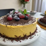 Yellow Chocolate Velvet Cake