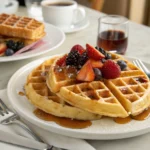 homemade coney waffles