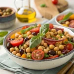 puttanesca chickpea tomato salad