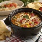 chicken tortilla soup crock pot