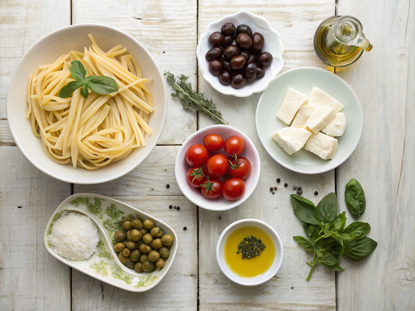 Ingredients for Easy Pasta Recipes