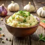 GARLIC MASHED POTATOES