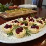 cranberry brie bites