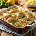 CHICKEN AND RICE CASSEROLE
