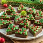 CHRISTMAS TREE BROWNIES