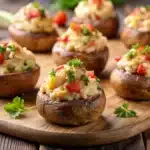 CRAB STUFFED MUSHROOMS