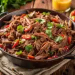 SLOW COOKER SHREDDED BEEF
