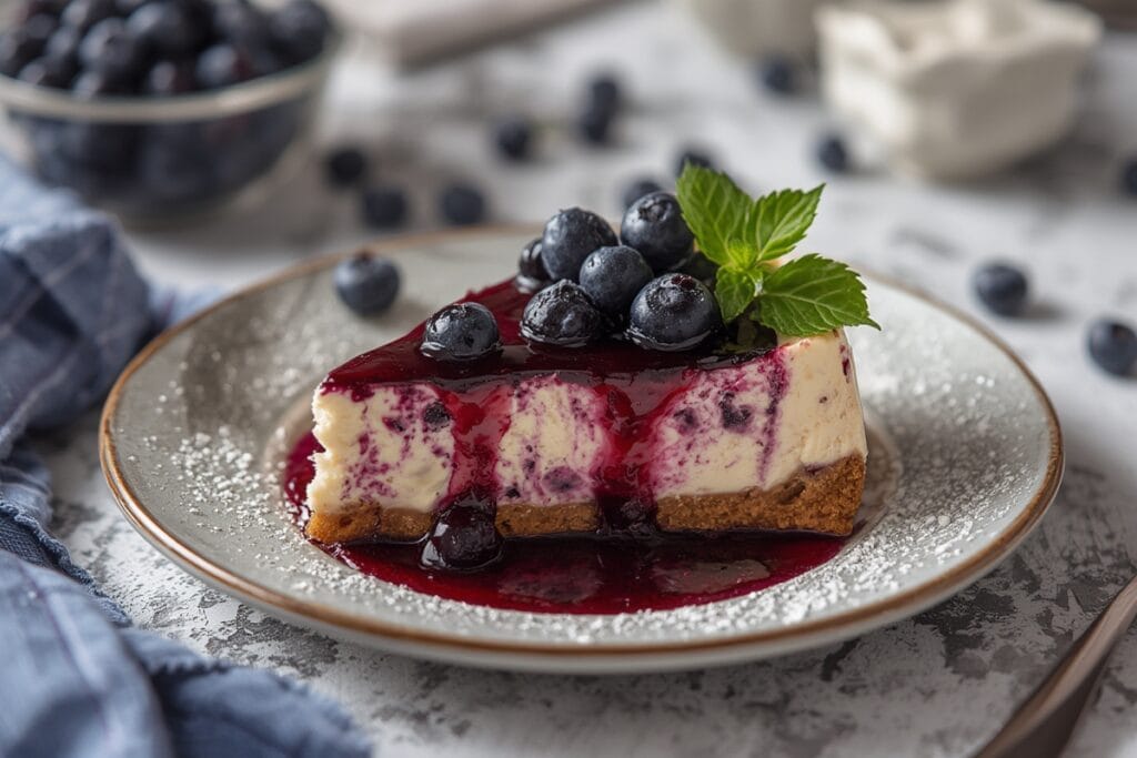 BLUEBERRY CHEESECAKE