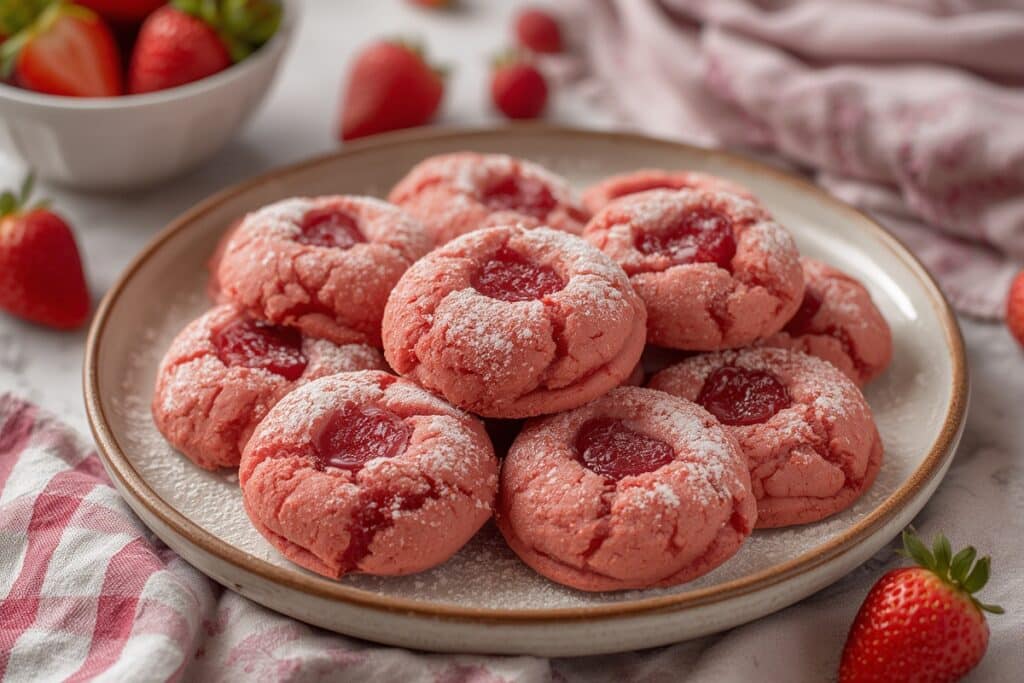 STRAWBERRY COOKIES