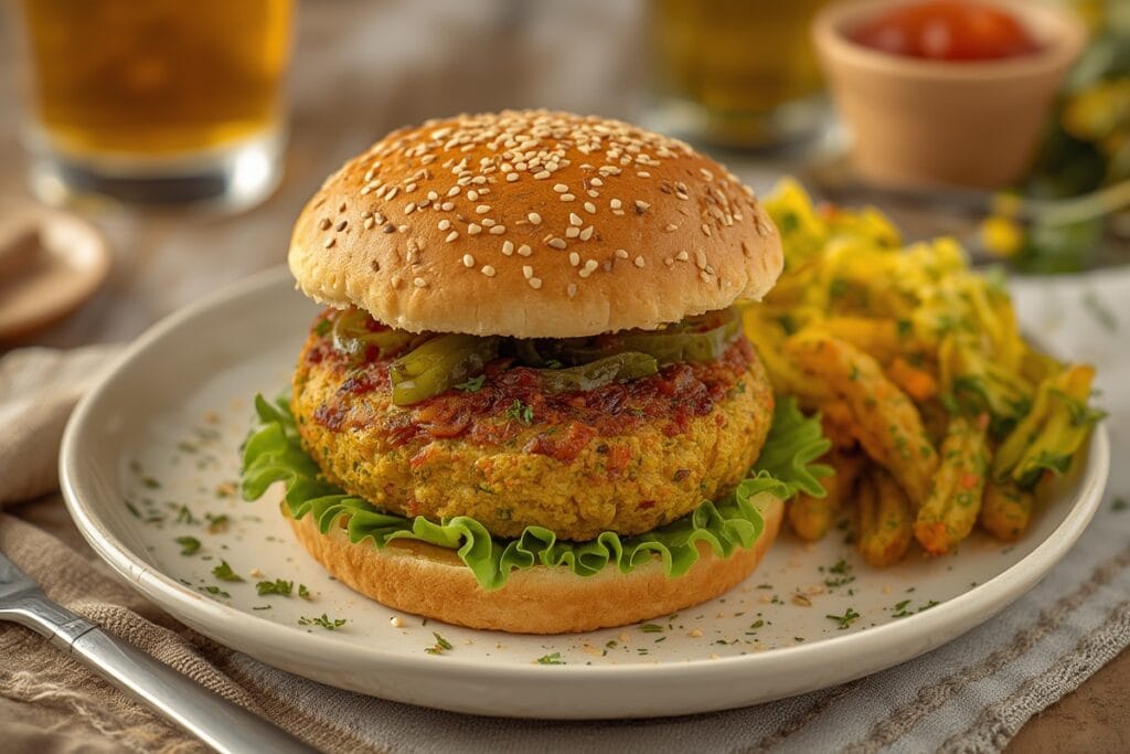CHICKPEA BURGERS