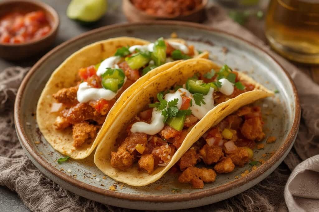 CHICKPEA TACOS