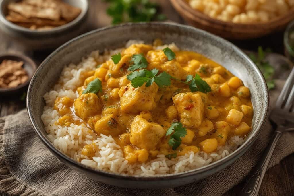 COCONUT CHICKPEA CURRY