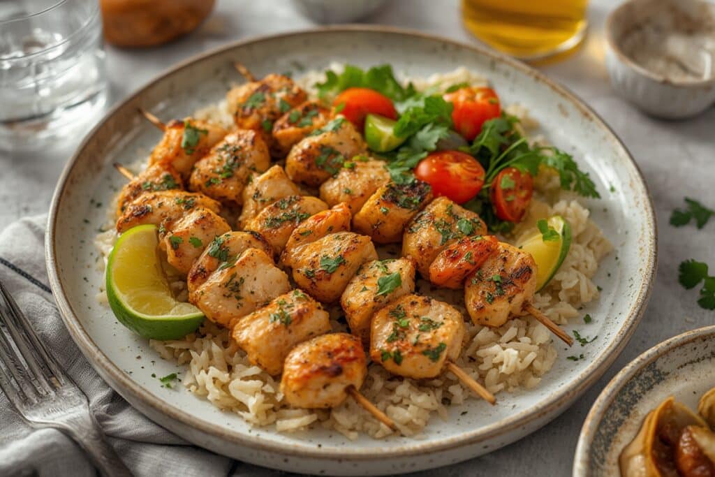 GREEK CHICKEN SKEWERS