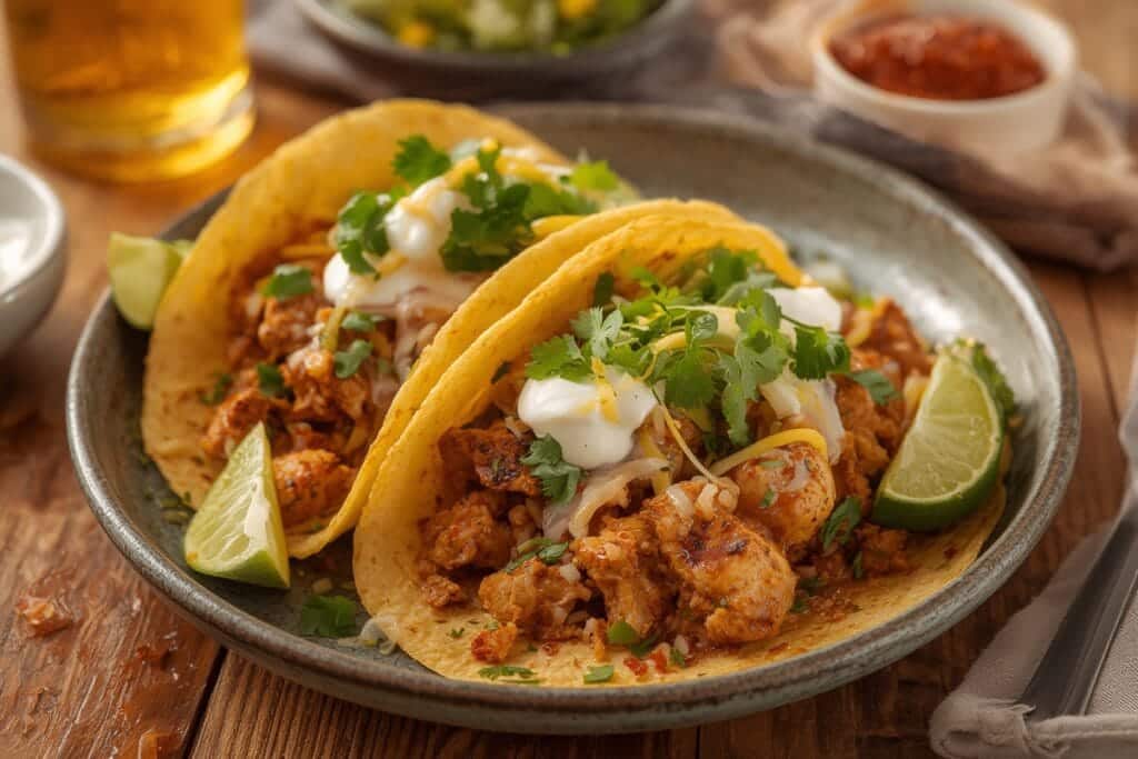 MEXICAN CHICKEN TACOS