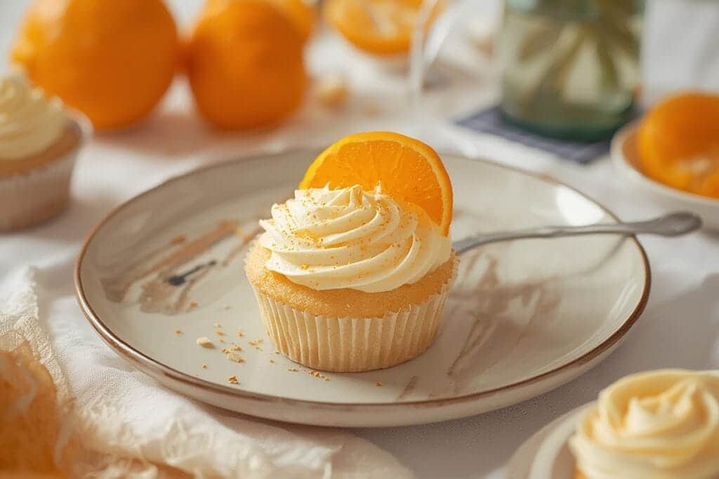 ORANGE CUPCAKES