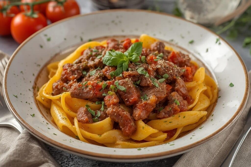 BEEF PASTA