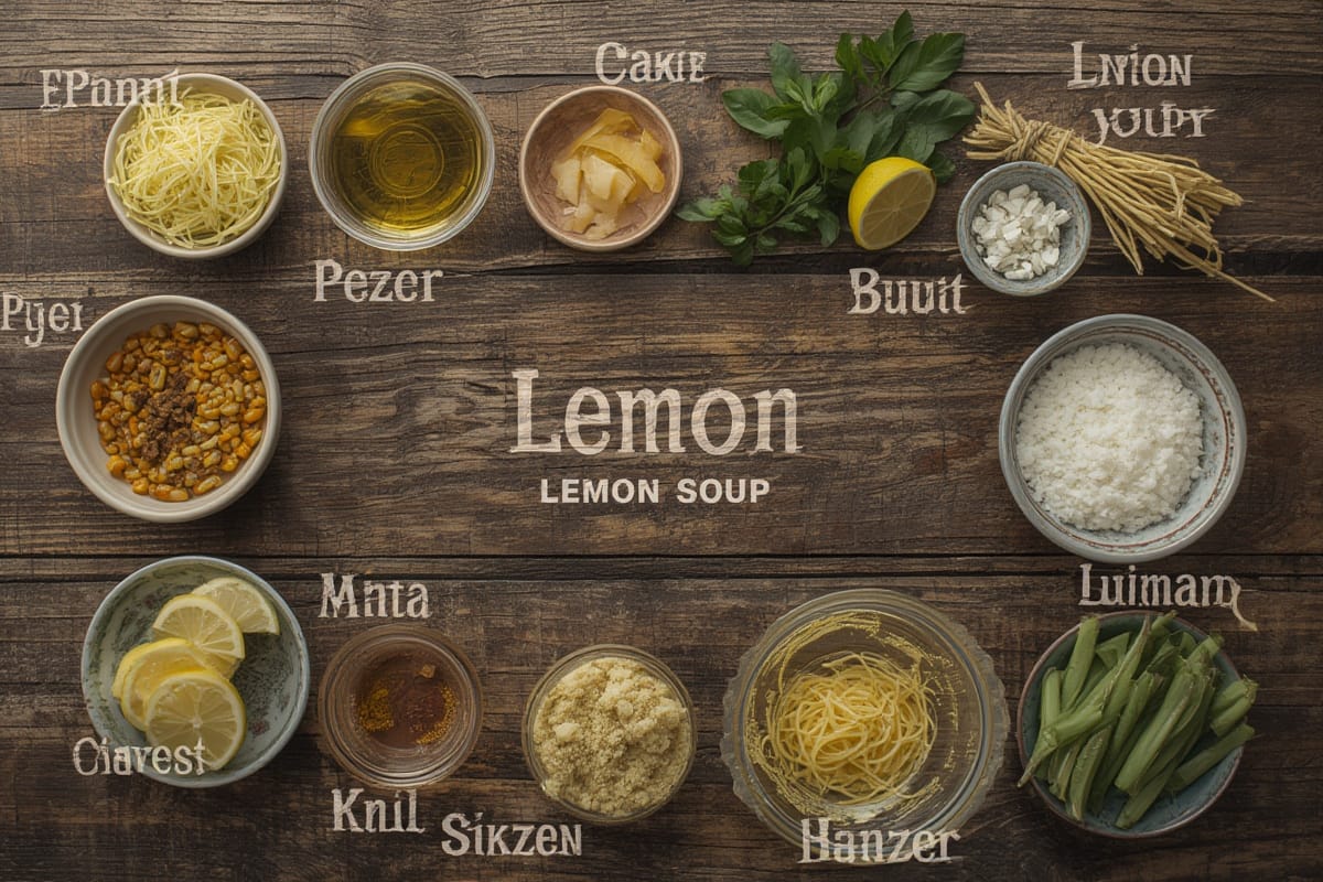 Lemon Soup Ingredients
