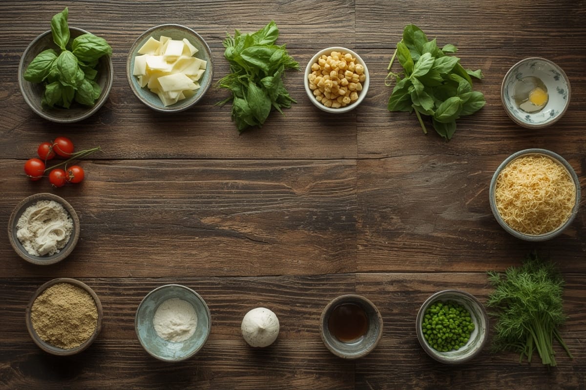 Spinach Pasta Ingredients